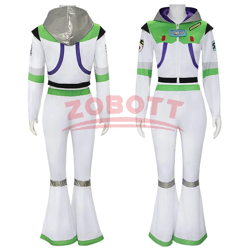

❤️❤️❤️Anime Buzz Lightyear Cosplay Costumes Jumpsuit Uniform Women Halloween Party Role Play Suit Comic Con Performance Ou❤️⭐️❤️