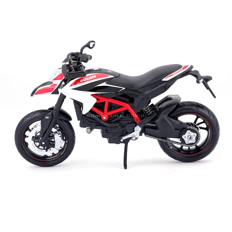 Maisto-motocicleta Ducati Multistrada 1200S, modelo de fundición a presión, juguete estático, tanque de combustible de Metal, Colección genuina, 1:12