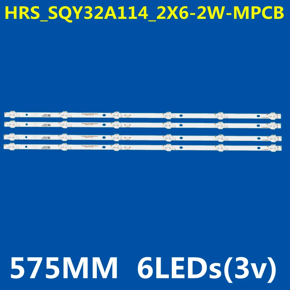 10個入り-ledバックライトストリップ-6灯-hrs_sqy32a114_2x6-2w-mpcb-12mmv6-jld32061330-031as-m_v02-econ-ex-32ht002b-v1t09-32ih170用