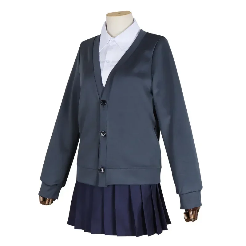 Aharen San Wa Hakarenai Cosplay Aharen Reina Costumi Anime Donne Uniforme scolastica Parrucca di Halloween Set completo Parrucche di Carnevale Calzini Vestito