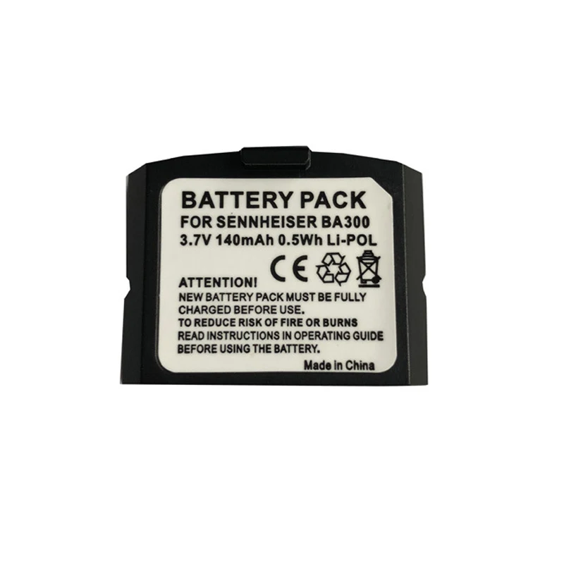 3.7V 140mAh BA-300 Rechargeable Battery For Sennheiser IS410 RI410 RI410TV RS4200  Bluetooth Headset HC-BA300 NCI-PLS100H 500898