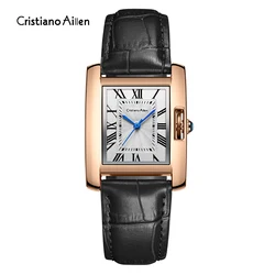 Women's Leather Watch,Luxury Lady Dress Quartz Watches,Fashion Ultra-thin Analog Watch For Woman,Classic Design Women WristWatch