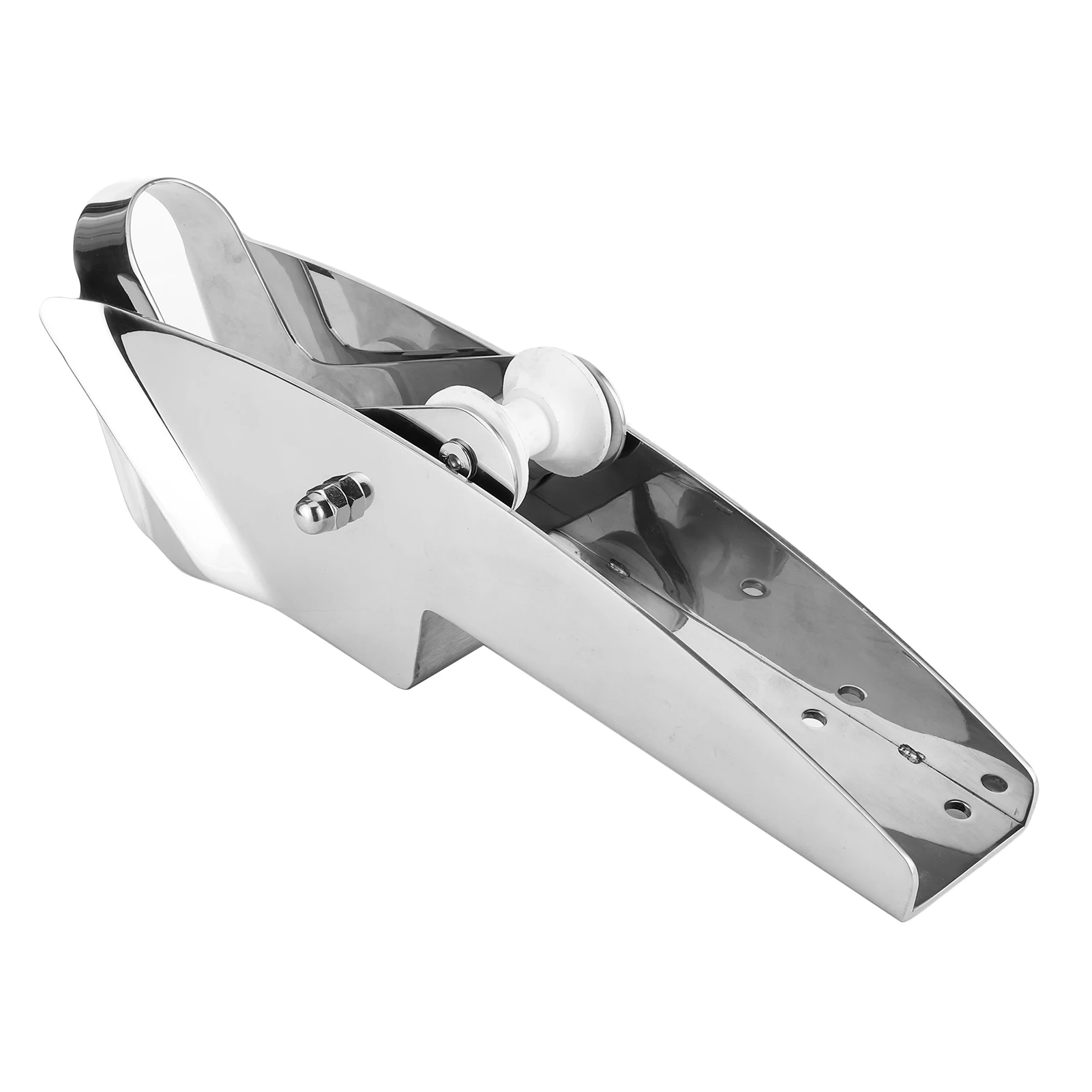 Ankerrollenhalter, Bootsbogenrolle, Edelstahl 316, 7,5-15 kg (420 mm/16,5 Zoll) für Marine-Schiff-Hardware, Bootszubehör