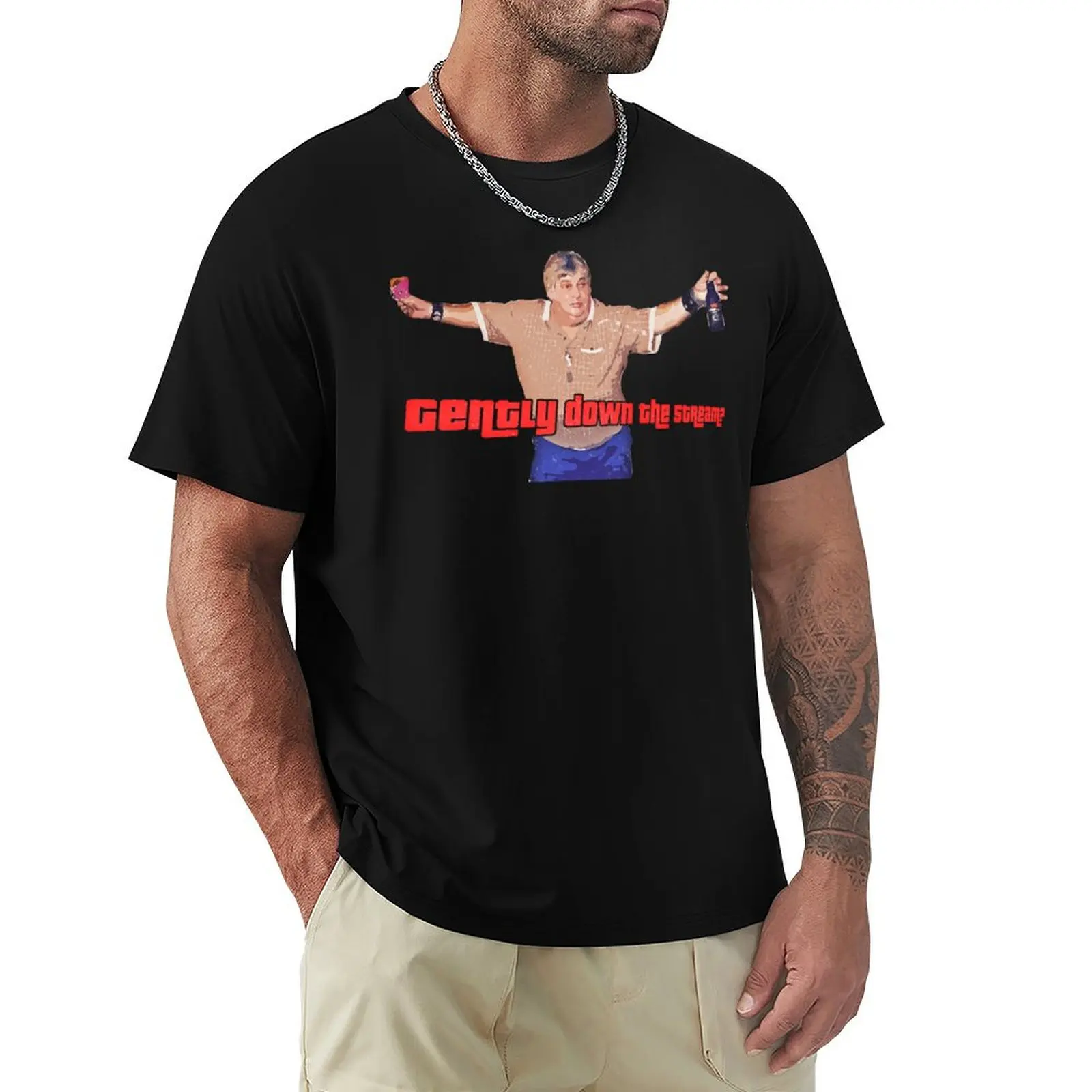 Don Vito Row My Boat Where? MTV T-Shirt Basic Simple Casual Short Sleeve Tee