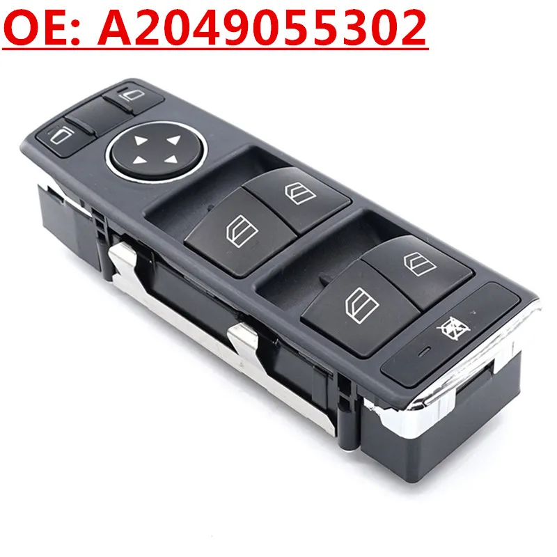 

Новый OE: A2049055302, автомобильные аксессуары, переключатель стеклоподъемника, переключатель управления стеклоподъемником для Benz W204