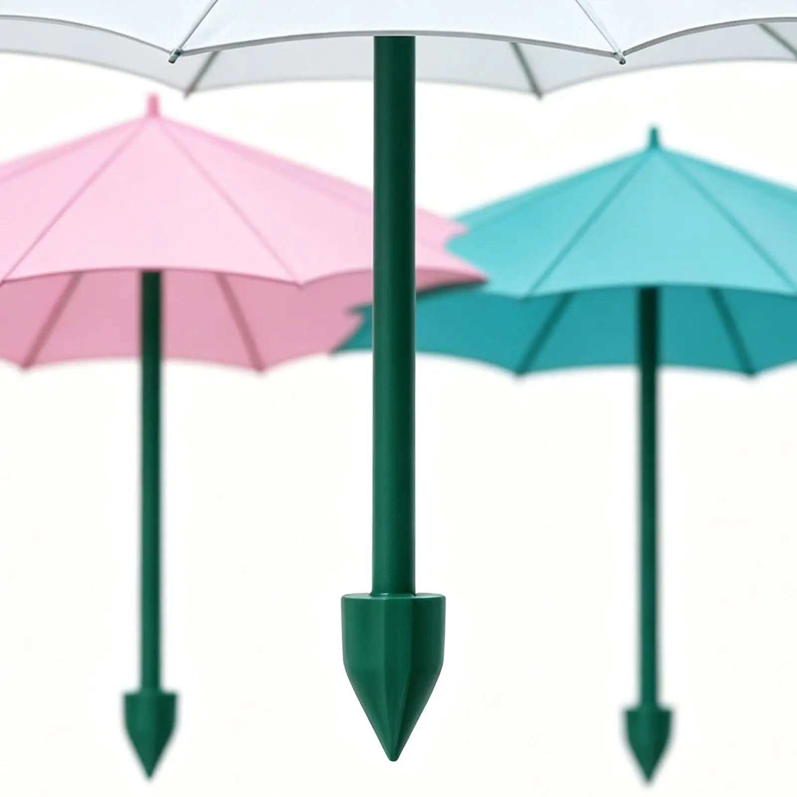 Plant Umbrella 3 Pieces Outdoor Potted Plants Shade Small Planter Umbrella For Outdoor Yard Patio Porch Backyard Deck Balcony