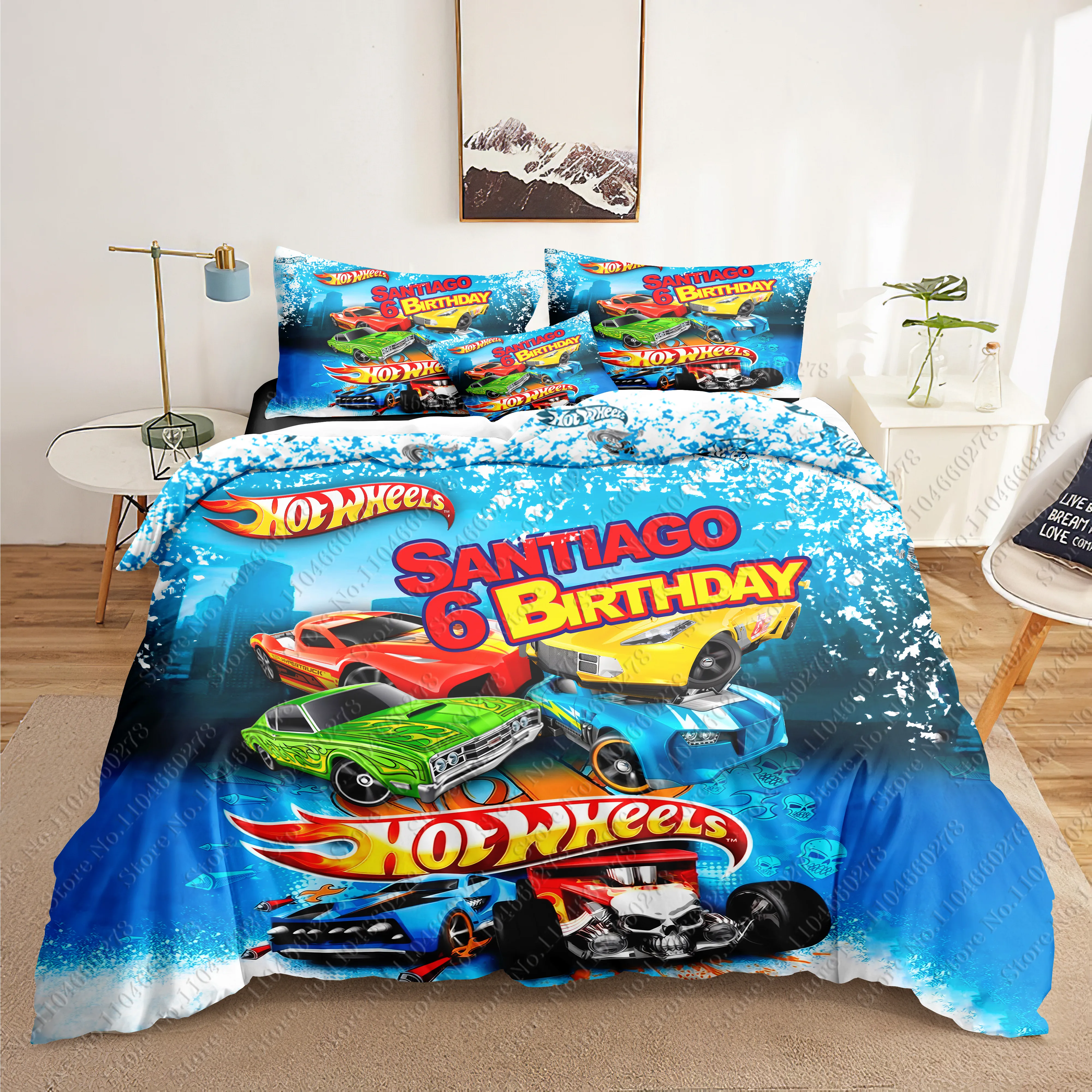 

Monster Truck Hot Wheel 3D комплекты постельного белья с принтом пододеяльник для взрослых/детей постельное одеяло подарок на день рождения дропшиппинг