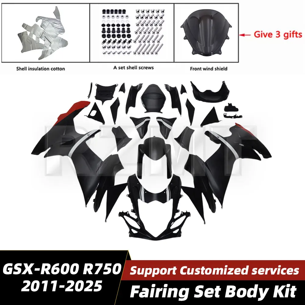 

Motorcycle Fairing Set Body Kit For Suzuki GSX-R600 R750 2011-2025 High Quality ABS Plastic Shell Injection Bodywork S0611-103a
