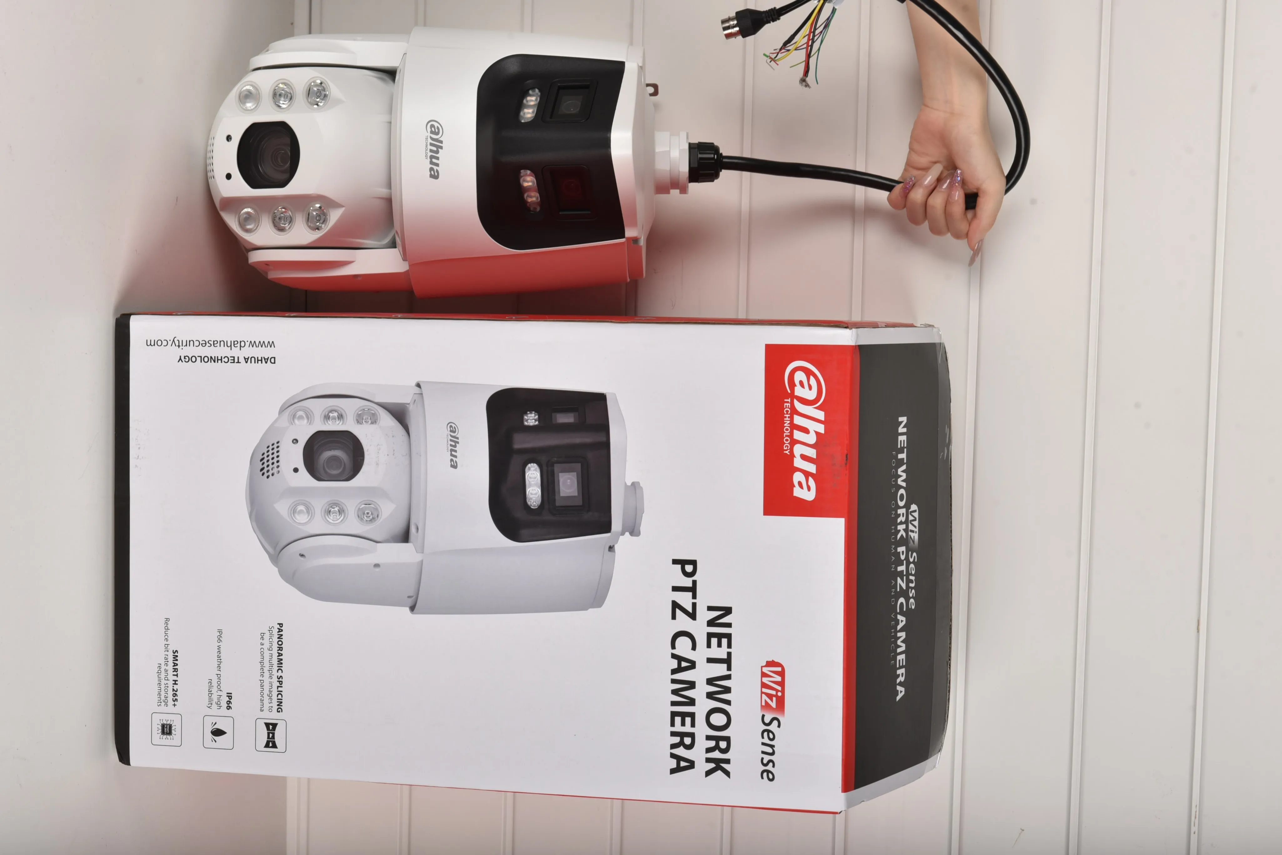 Dahua 4+4+4MP 25X Dual Light WizSense PTZ POE IP Camera Auto Tracking IVS Light Sound Alarm SDT6C425-4P-GB-APV-0280 Panoramic