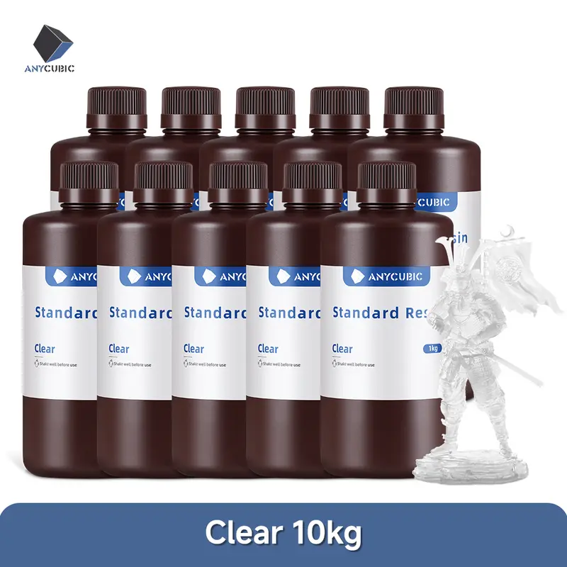 ANYCUBIC 1kg/10kg Liquid Photopolymer Standard Resin 405nm UV Resin For 3D Printer LCD Printing Resin Material For Photon Mono - Image 21