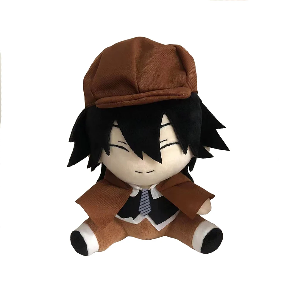 Anime Dazai Cos Chuuya Cosplay Fantasy Plush Cartoon Cute Soft Stuffed Dolls Mascot para adultos y niños, regalo de cumpleaños y Navidad