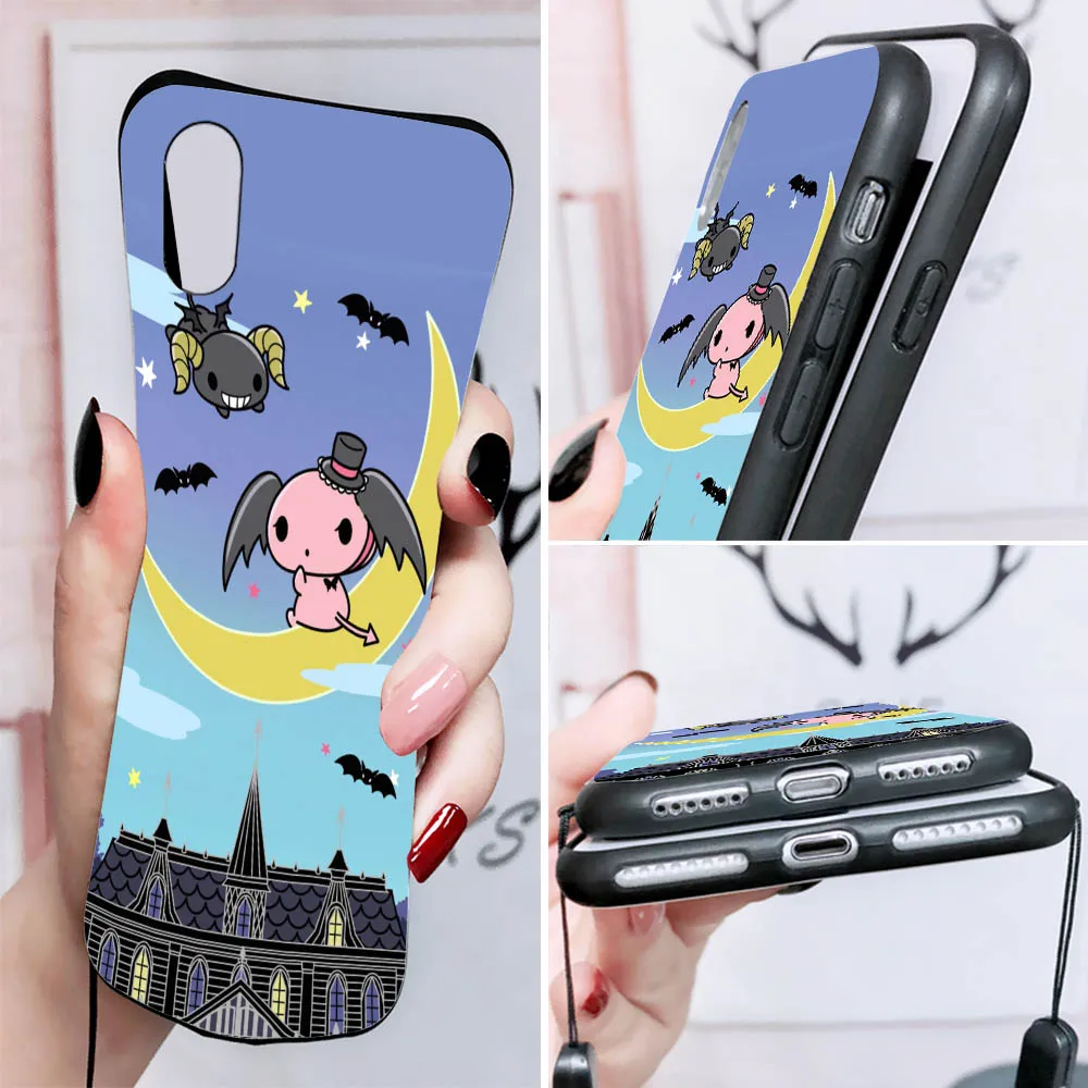 Sanrio Other Character Cover for Realme 8 8I 9I C11 C20 C20A C21 C21Y C25Y C25S C25 C12 C30 C31 C33 Pro Black Phone Case