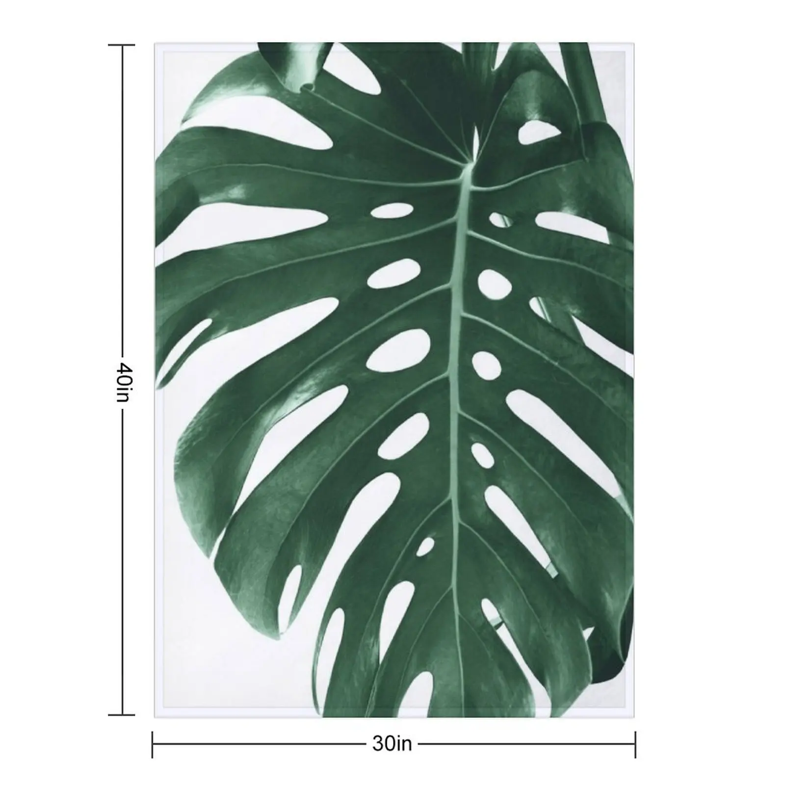 Delizia Monstera # 4 # tropicale # arredamento # arte Coperta da tiro Divano Piumino da campeggio caldo per coperte invernali