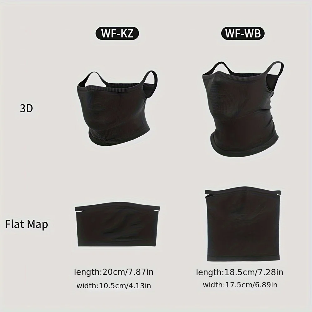 قناع وجه كامل لركوب الدراجات الرياضية، قناع غطاء للرقبة قابل للتنفس ماص للعرق للرجال والنساء، قناع رياضي مرن للدراجات النارية في الهواء الطلق