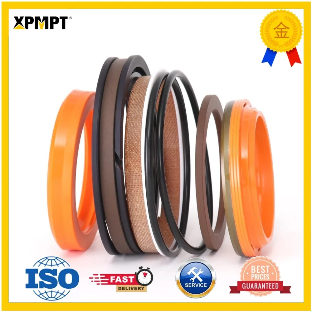 Hydraulic Bucket Cylinder Seal Kit Compatible with Komatsu PC75UU-3tsu 707-98-26580 PPDI PTFE Material