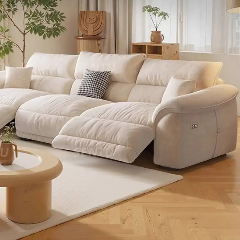Three Seater Living Room Sofas White Aesthetic Modular Adult Living Room Sofas Lounges Lazy Modern Bankstel Woonkamer Furniture view 5