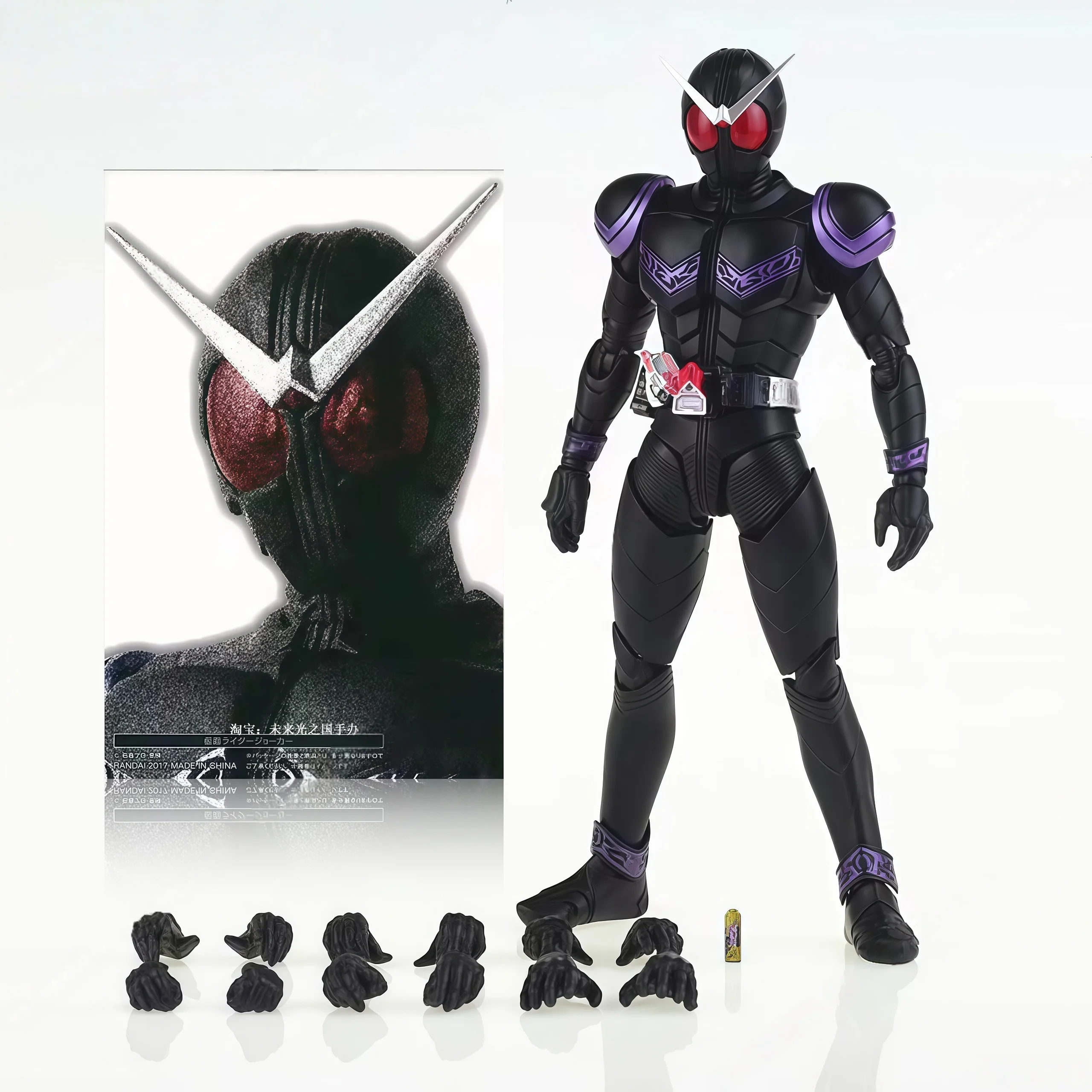 

Kamen Rider W Joker Action Figure Model Collection Toy Ornament Pvc Dolls Children Birthday Gifts
