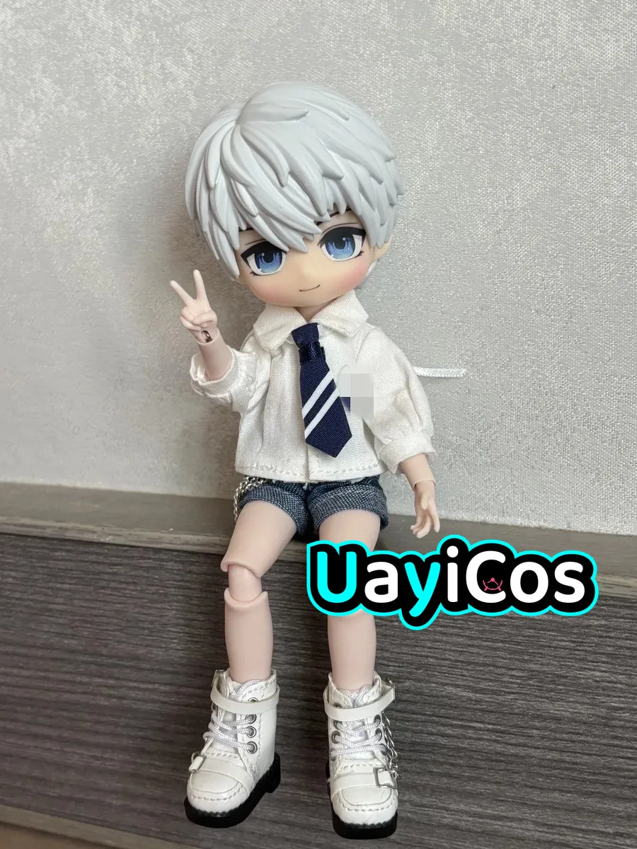 

OB11 Love and Deepspace Xavier Hair Detachable Hair Shell Wig Model Faceplates BJD Doll Accessories Anime Game Props Toy Kids