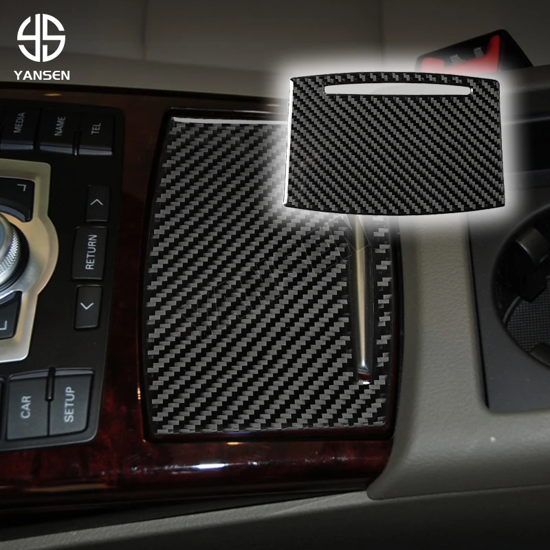 

Car Central Cup Holder Panel Cover Trim For Audi A6 C6 2005-2011 2006 2009 2008 Car Interior Accessories