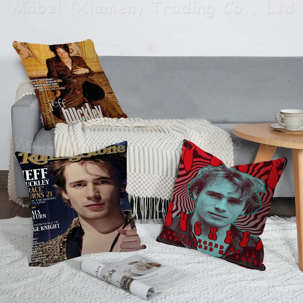 

Jeff Buckley Singer Personalized Picture Text Home Decorative Pillows Household Gifts 45x45cm