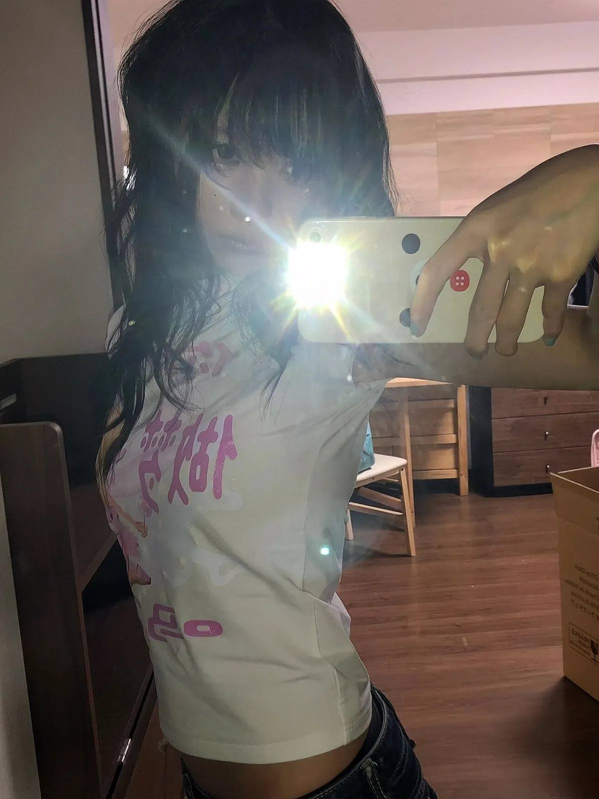 Tonngirls Y2k Japanese Print Graphic Tops Women Short Sleeve Cotton Tshirts Aesthetic 2000s Funny Casual Vintage Tops Korean view 3