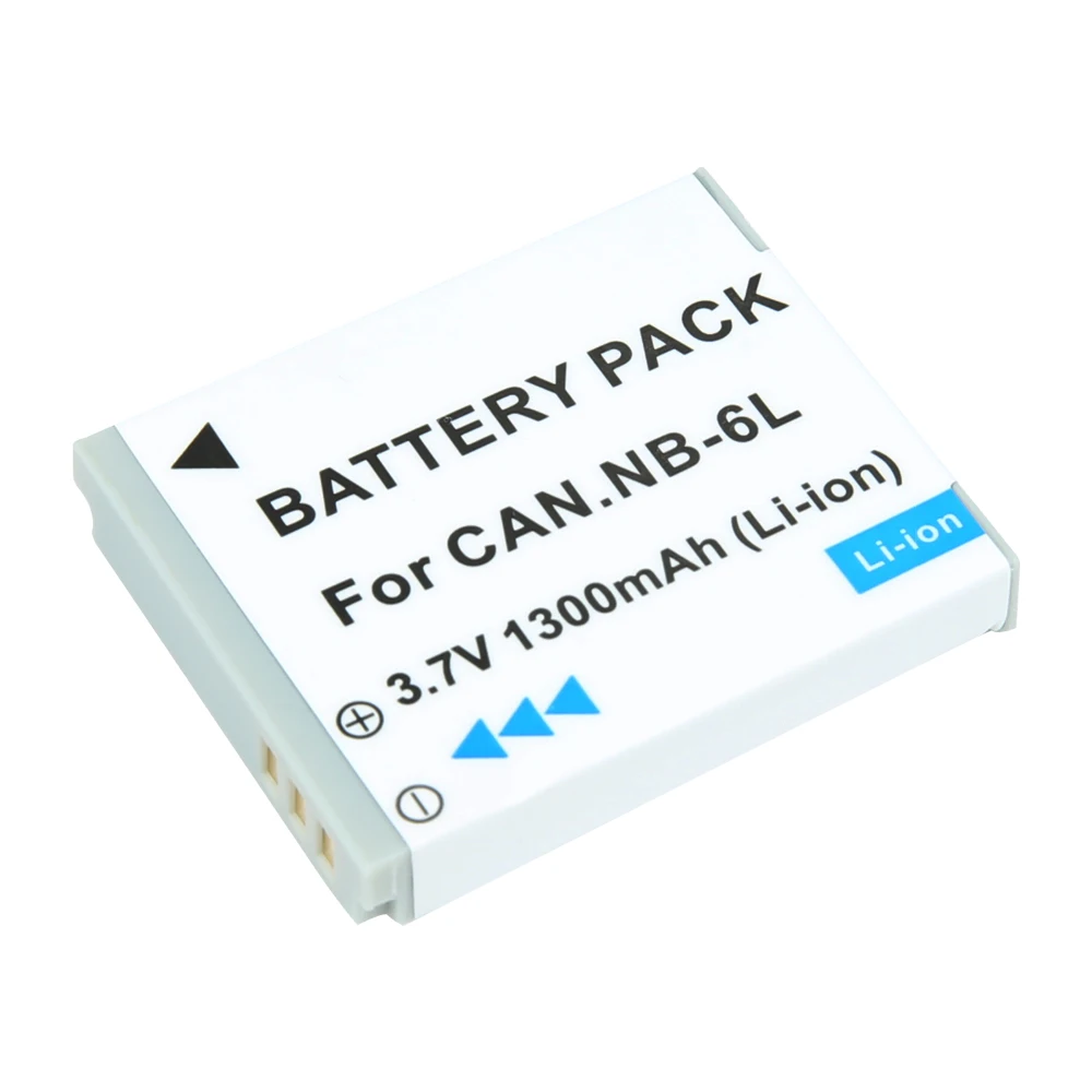 20 pezzi 1300mAh NB6L NB-6L Batteria della fotocamera Bateria per Canon IXUS 310 SX240 SX275 SX280 SX510 SX500 HS 95 200 105 210 300 S90 S95