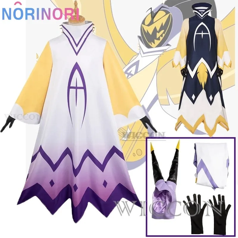sisi 2233Anime Cos Hazbin sombrero ropa Adam vestido uniforme Hotel adultos mujeres hombres Cosplay Hal