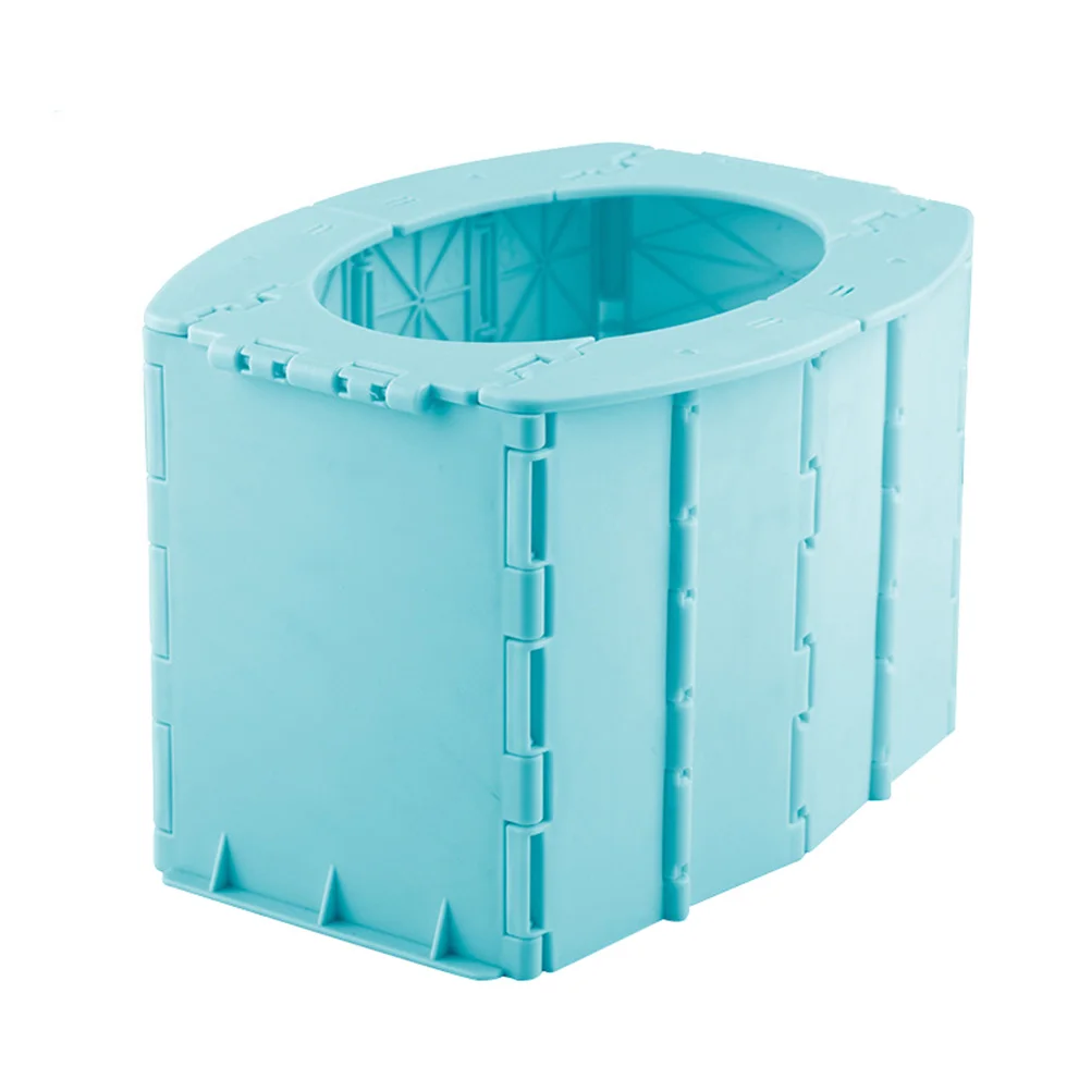 

Portable Travel Toilet Foldable Potty Trainer Durable PP Adorable Design Potty Training Home Car Carry Toddler