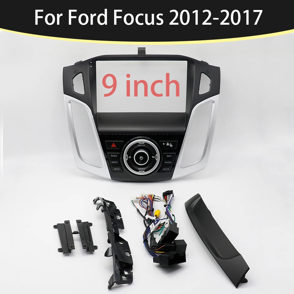 

9 Inch For Ford Focus 2012-2017 Car Frame Fascia Adapter Android Radio Dash Fitting Panel Kit