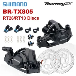Shimano Tourney TX BR-TX805 MTB Discs Brake Shimano Mechanical Disc Brakes TX805 HS1 G3 Rotor RT26 RT10 Centerlock Rotors