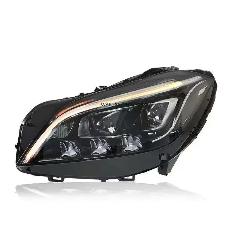 

MJ New LED Plug-and-Play Headlights for CLS C218 X218 2012-2017 6000k Front Lamp Upgrade Direct Fit for CLS