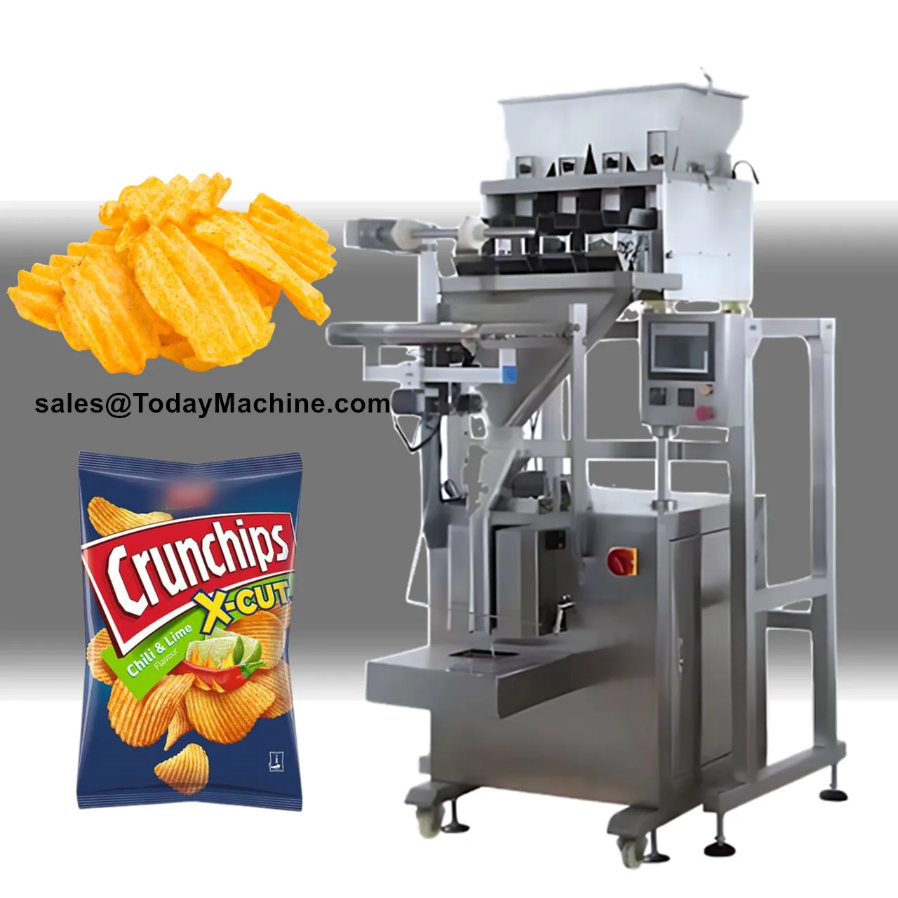 Detergent Powder Filling Packing Machine With Linear Weigher