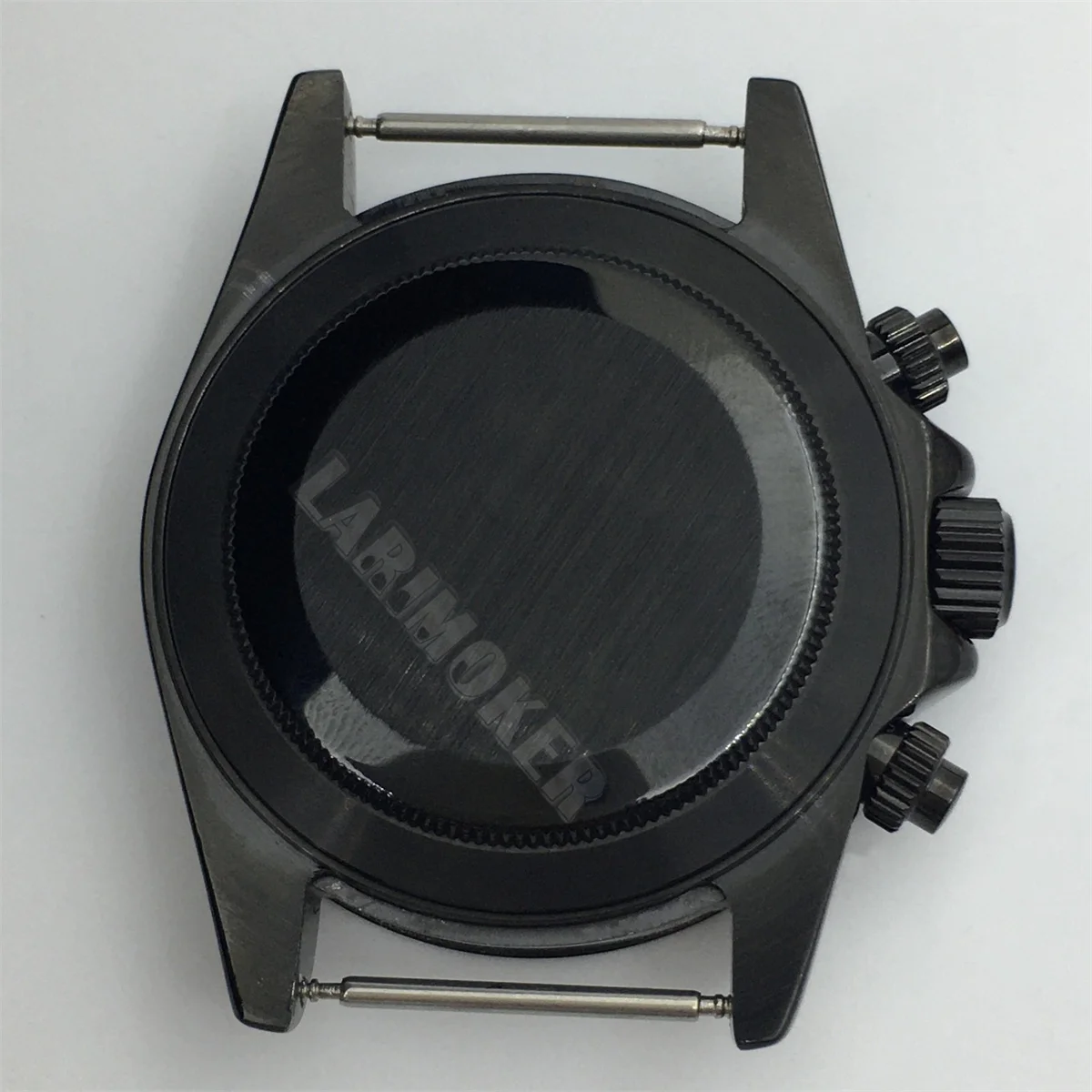 39mm ケース、サファイアガラス、ステンレススチールストラップ、メンズクォーツ時計アクセサリー、VK63 および VK64 クォーツムーブメントに最適