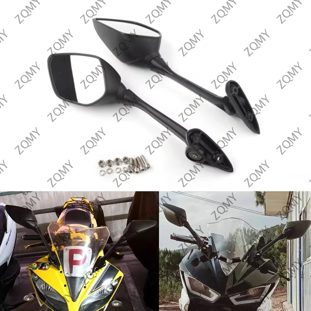 

Мотоциклетные боковые зеркала заднего вида для Yamaha YZF R25 2014-2018 & YZF R3 YZFR3 2015 2016 2017 2018