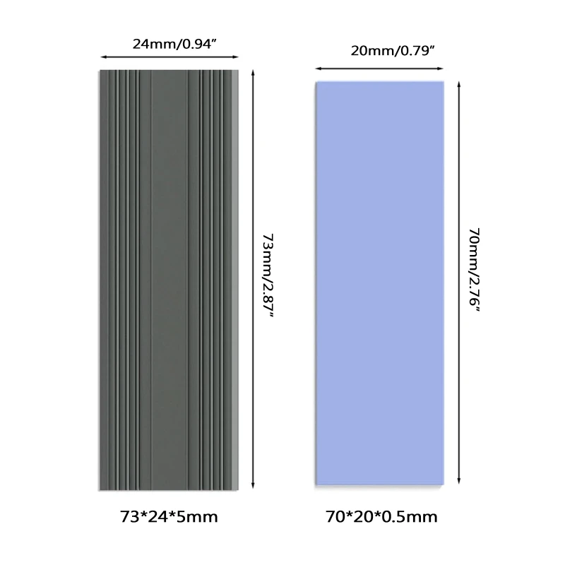 dla M.2 2280 Radiator Radiator aluminiowy dla NVME PCIE