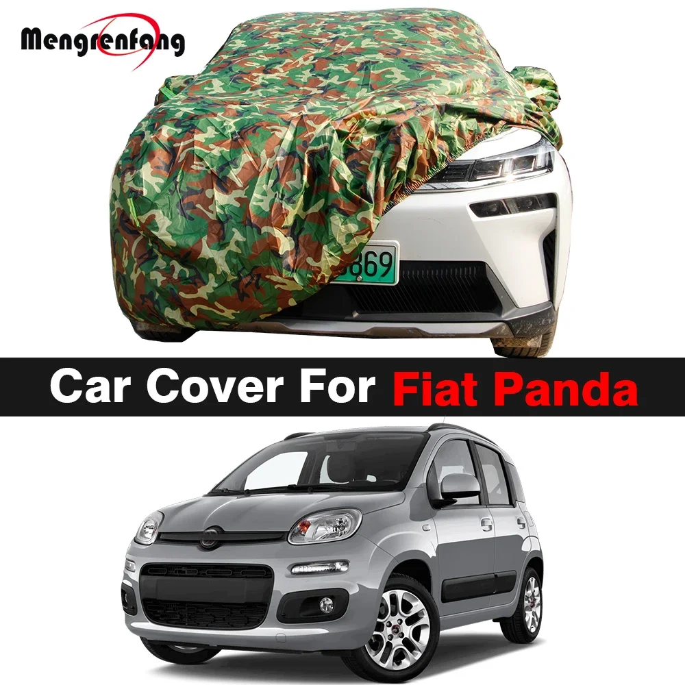 

Rainproof Frostproof Snowproof Dustproof Waterproof Universal Full Car Cover For Fiat Panda 1980-2023 Car Covers