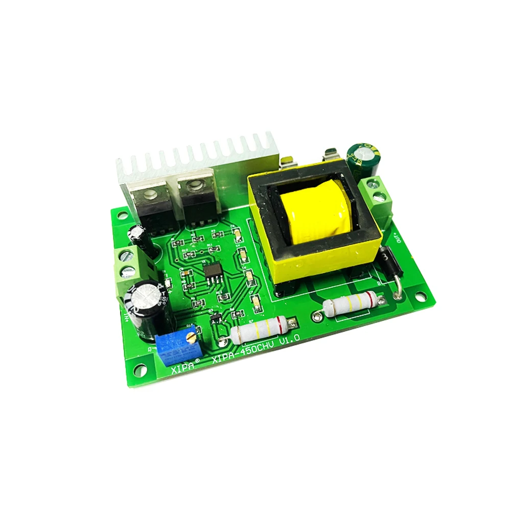 Imagem -03 - Módulo Regulador de Tensão 40w Dc-dc 12v24v a 200v 250v 300v 400v 450v Boost Converter Capacitor Potência de Carregamento Módulo Regulador Tensão Psu