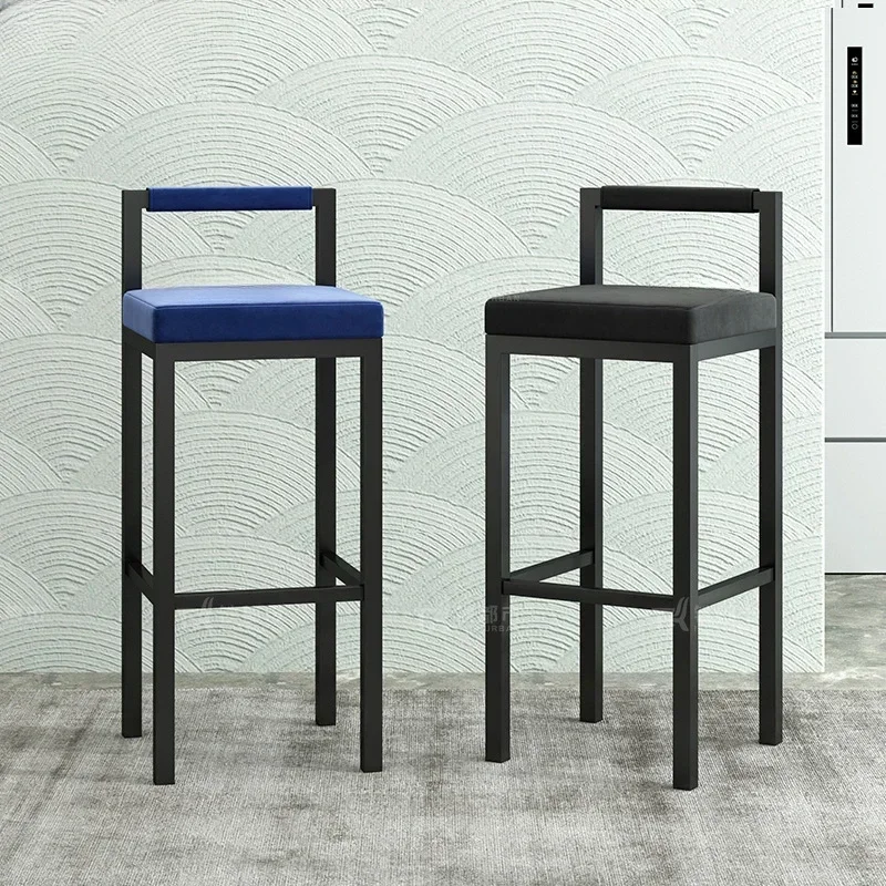 

Modern Design Chairs High Kitchen Stools Luxury Home Bar Chair Counter Furniture Nordic Stool Taburete Alto Manicure Garden