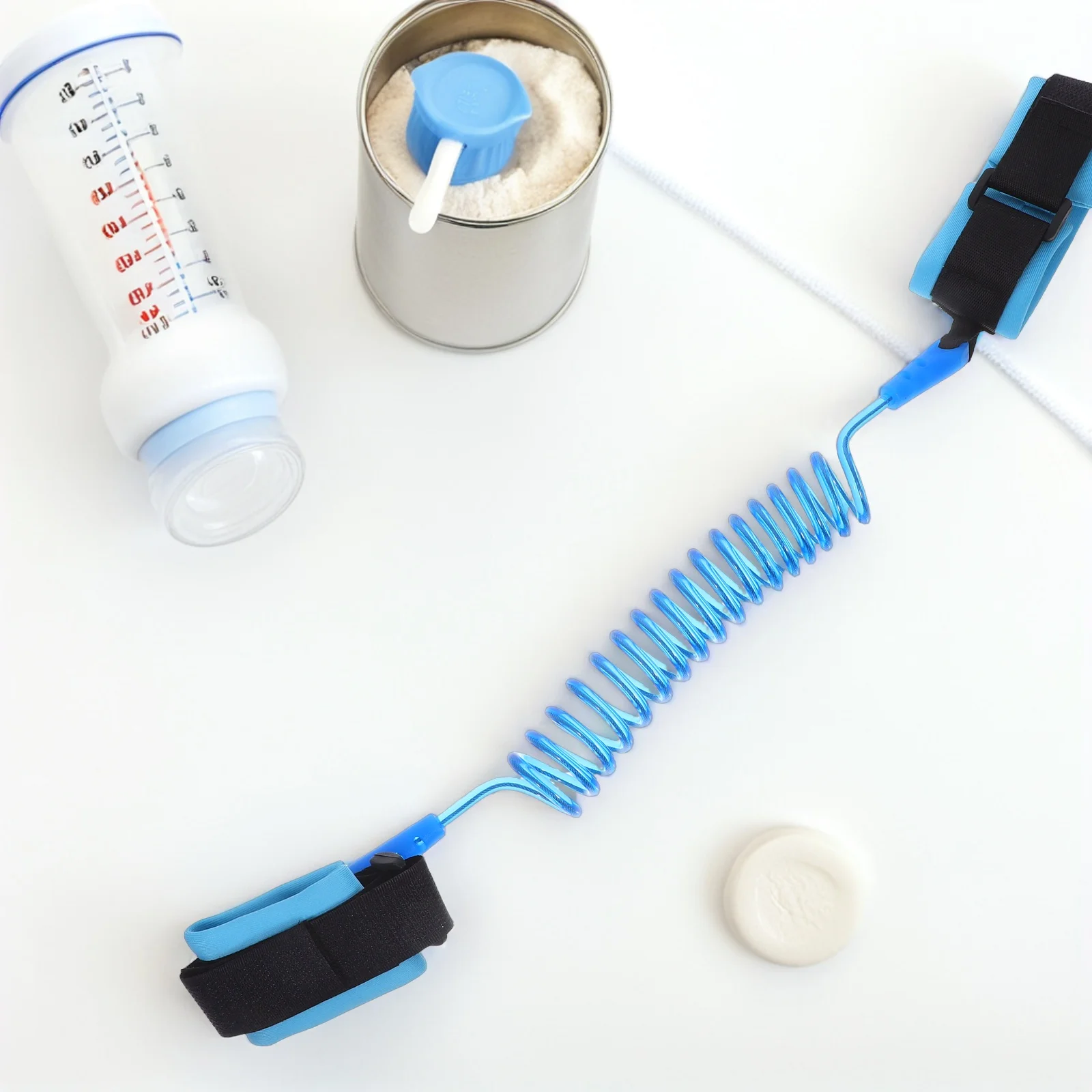 

Kids Safety Harness Child Leash Wrist Link Anti Lost Belt 1.5m Double Adhesive Tape Durable for Shopping Mall Park