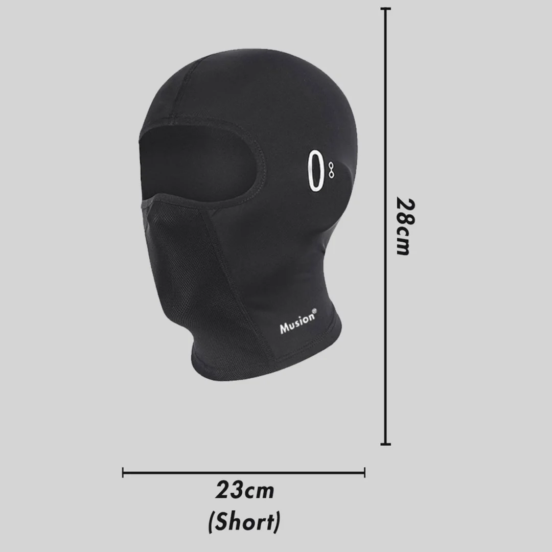 Motorcycle Balaclava Full Face Mask Motocross Helmet Windproof Sun Resistant Elastic Band Glasses Convenient All Year Round view 2