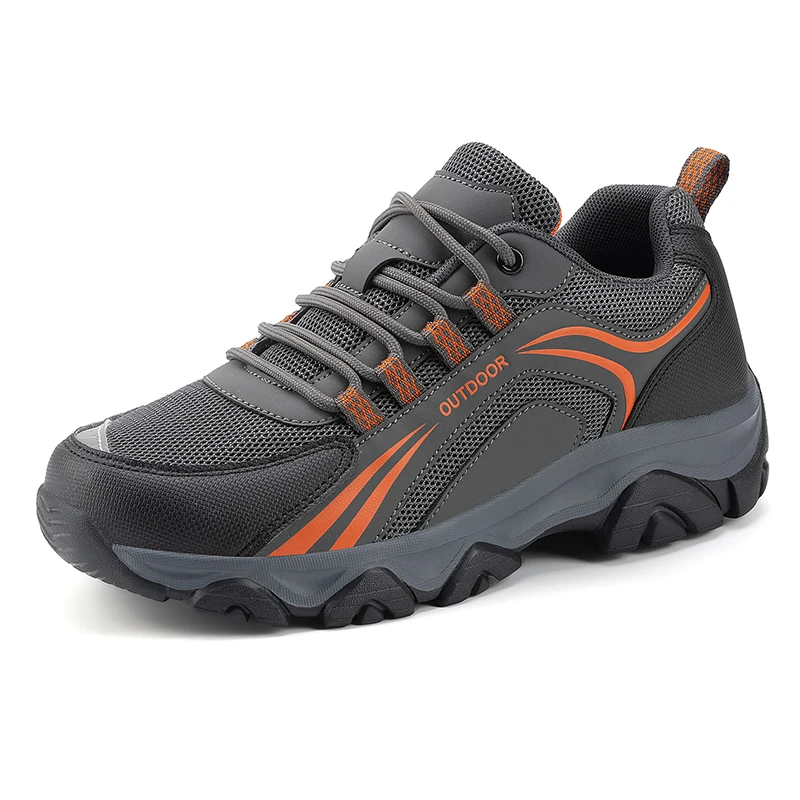 

Outdoor Hiking Shoes Men Comfortable Lace-up Breathable Soft Low-top Sports Shoes Men Anti-slip Casual Shoes Women
