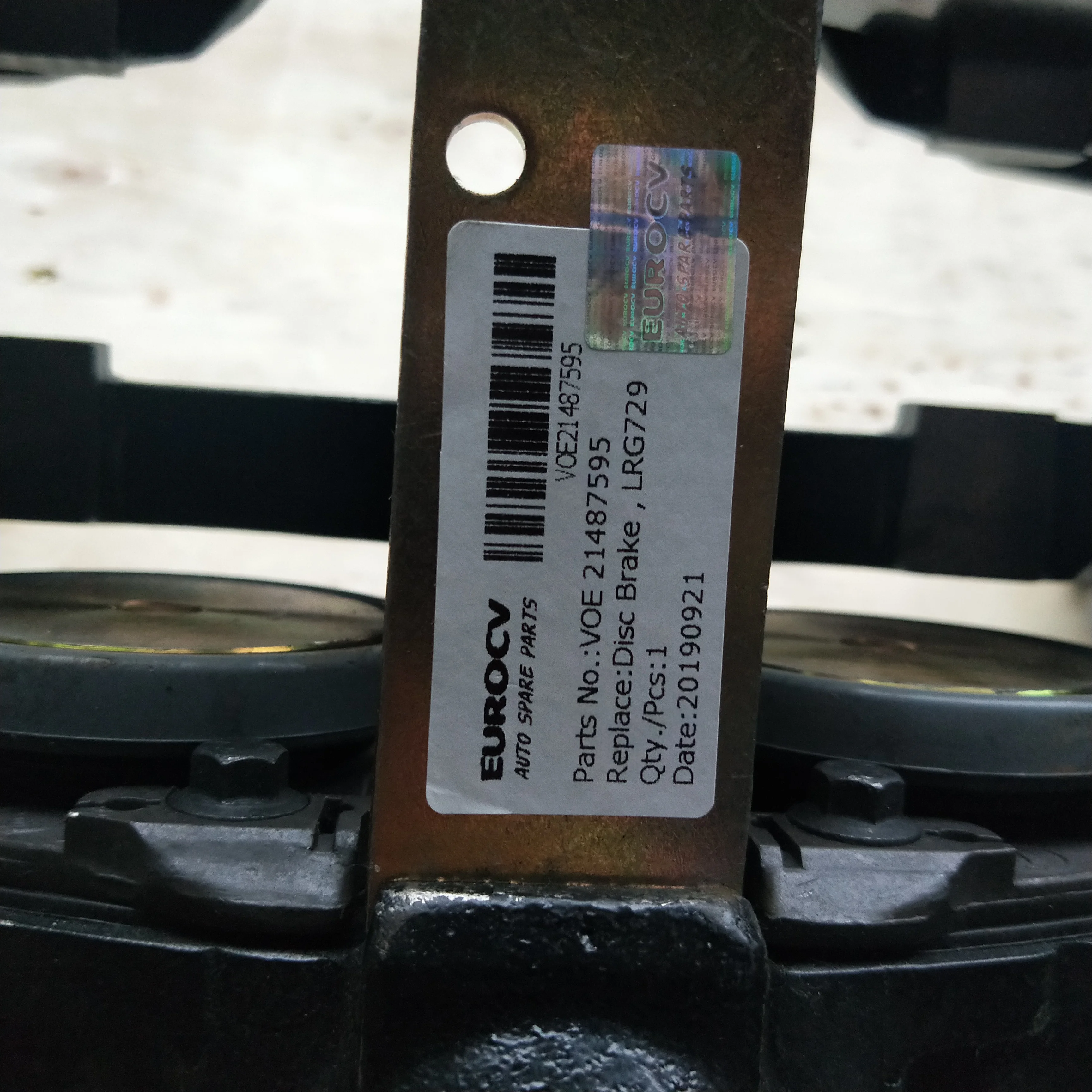 Volvoトラック用のスペアパーツ,21487595 r.hブレーキキャリパー,Lrg729
