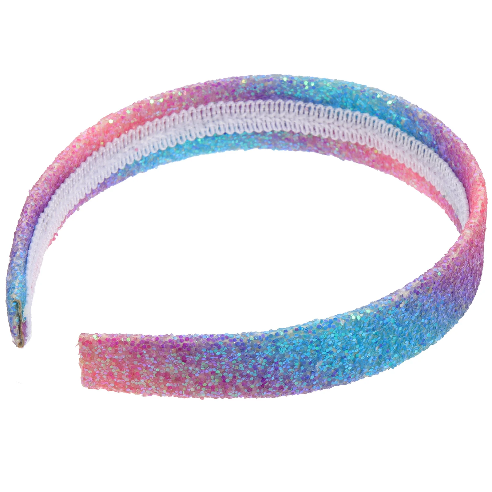 

10 pcs Headband Color Gold Sequin Wide Headband Hair Decor for Rainbow Hairband Girls Makeup Headwear Fashion Accessory