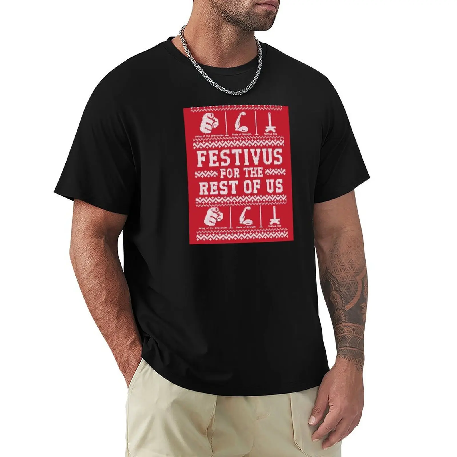 Festivus for the Rest of Us T-Shirt Vintage Style Printed Top