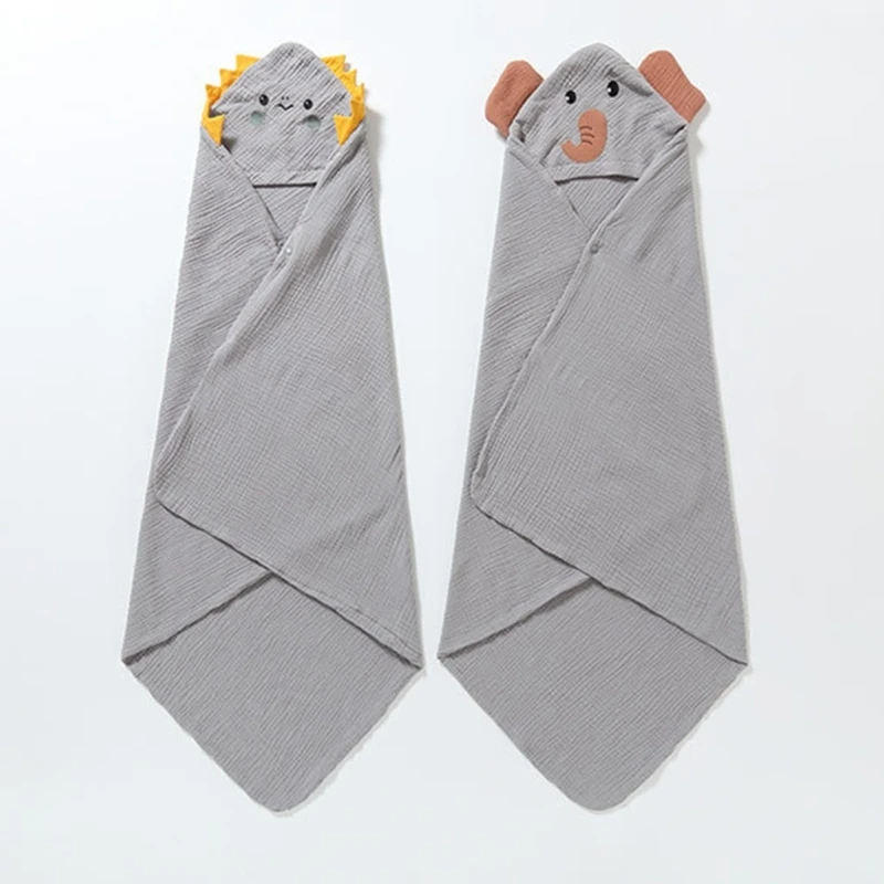 

Детское полотенце для душа с капюшоном, банное полотенце, сильный абсорбент, быстросохнущий мягкий халат K5DD