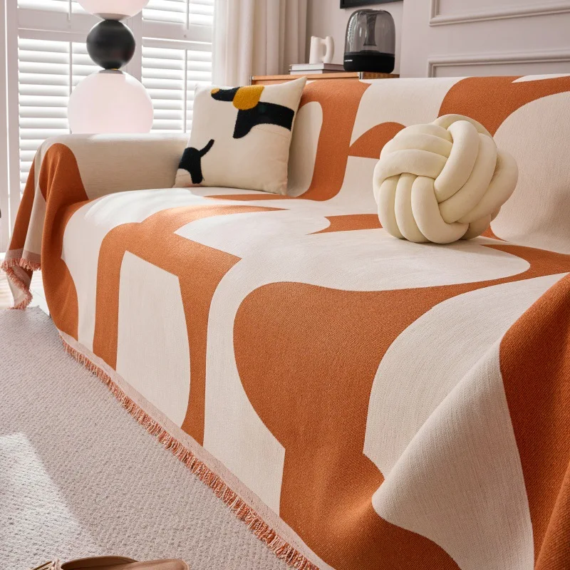 1PC Sofa Cover New Anti-cat Claw Cover Light Luxury High-end Cover Universal Sofa Blanket for All Seasons
