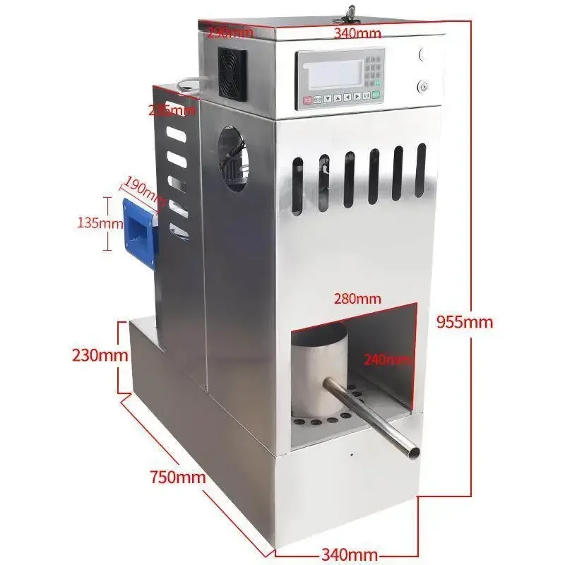 Automatic charcoal furnace point machine, furnace thickened point furnace barbecue shop special