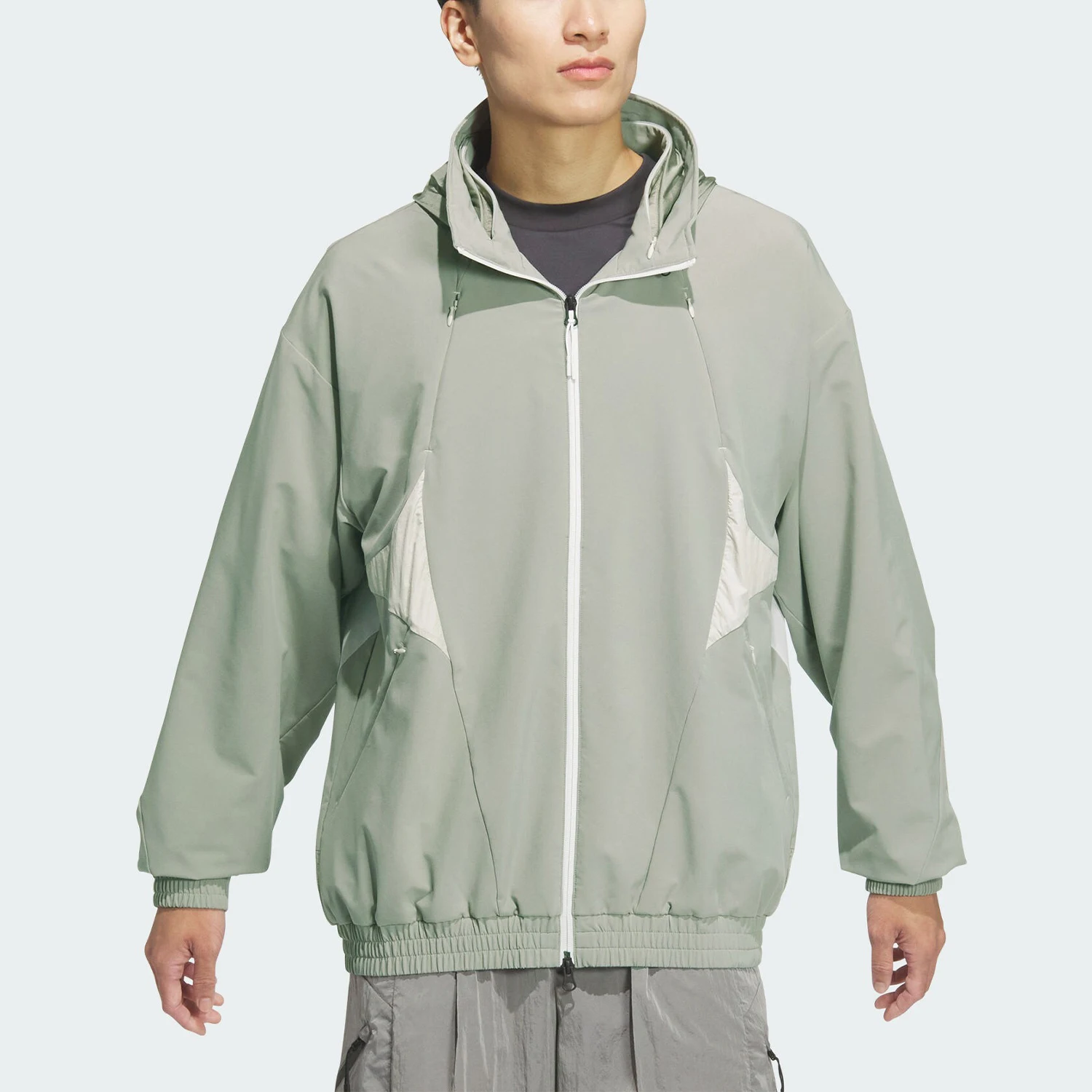 

Adidas genuine New Men's Woven Stand Collar Casual Jacket JL9936