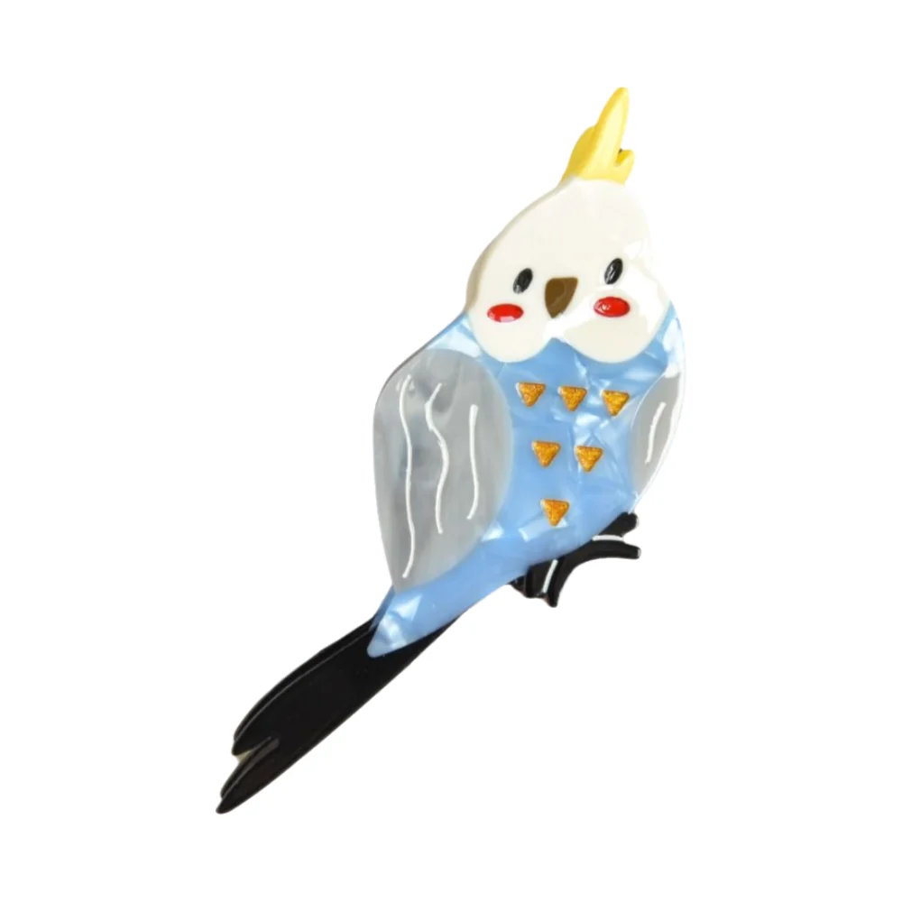 

Новая ацетатная заколка для волос в виде птицы, густые волосы, совместимые с тонкими волосами, зажим в виде акулы, нескользящие заколки для всех типов волос, женские заколки