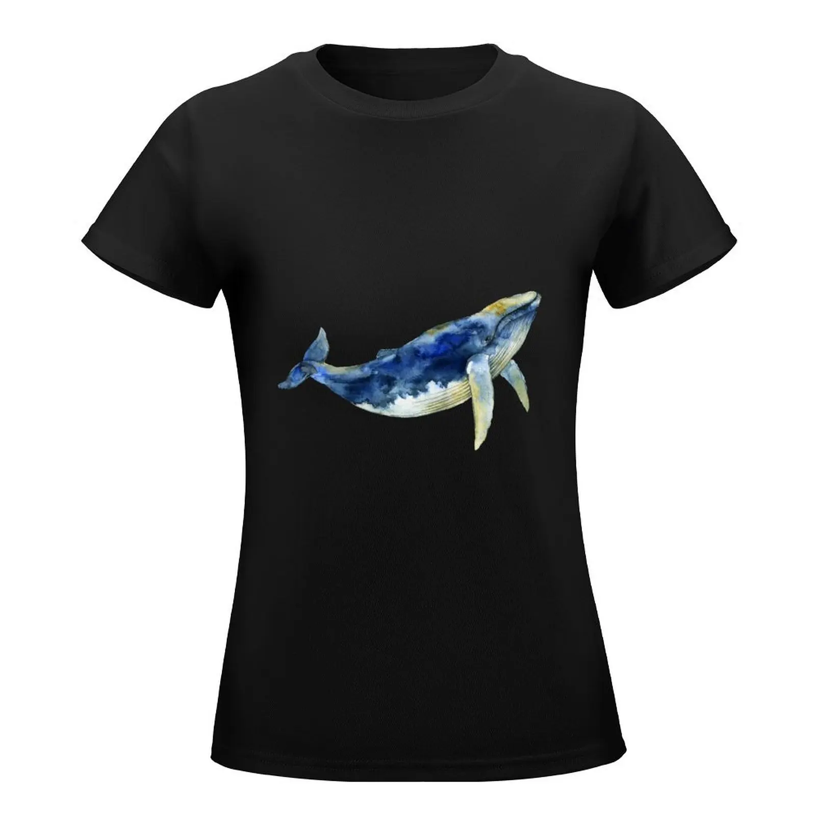 Blue Whale T-Shirt funny vintage clothes customs ariat shirts for Women